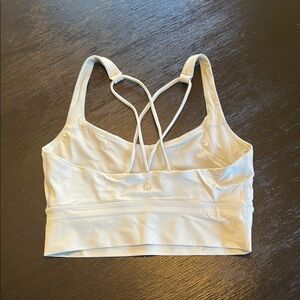Women's Cream Sports Bra